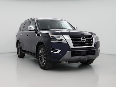 Blue 2024 Nissan Armada Platinum