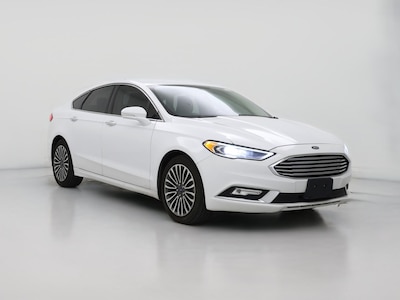 White 2017 Ford Fusion Titanium