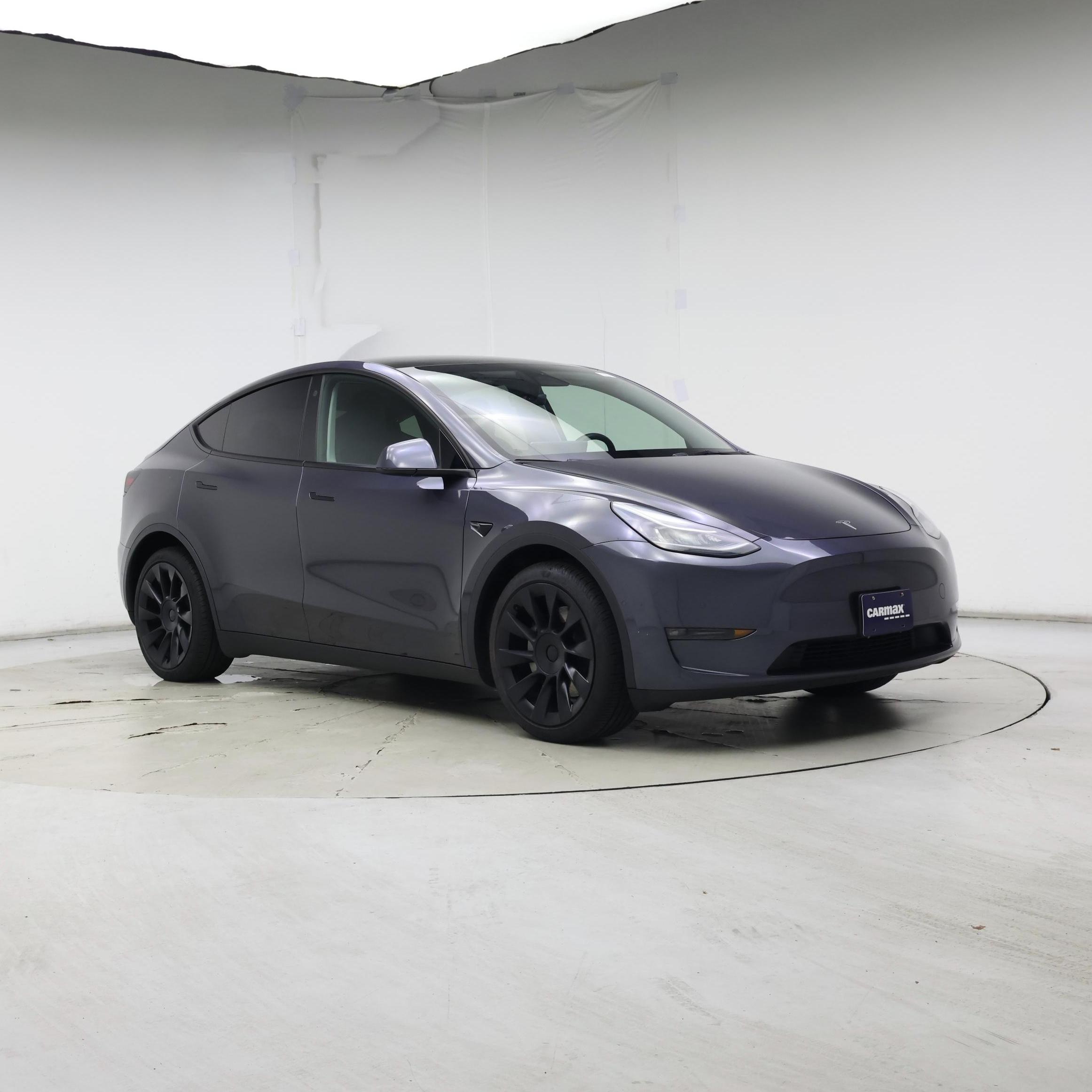 Gray 2021 Tesla Model Y Long Range AWD SUV / Crossover All-Wheel Drive Automatic