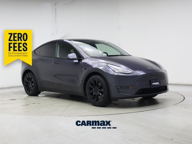 Gray 2021 Tesla Model Y Long Range AWD SUV / Crossover All-Wheel Drive Automatic