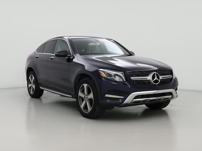 Blue 2017 Mercedes-Benz GLC300 Coupe