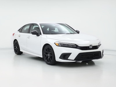 White 2022 Honda Civic Sport