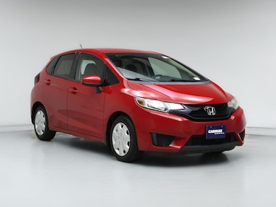 Red 2016 Honda Fit LX