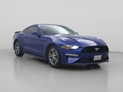 Blue 2018 Ford Mustang Ecoboost