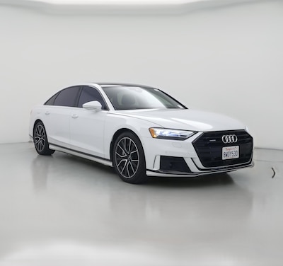 White 2020 Audi A8 L