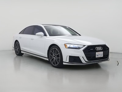 White 2020 Audi A8 L