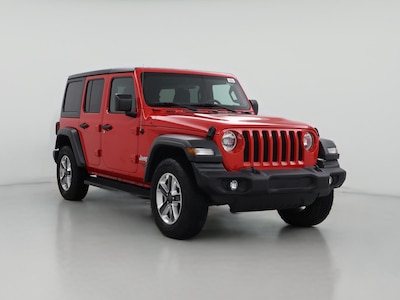 Red 2018 Jeep Wrangler All-New Unlimited Sport S