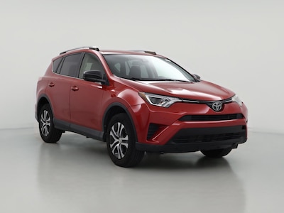 Red 2017 Toyota RAV4 LE