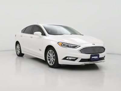 White 2017 Ford Fusion Energi Titanium