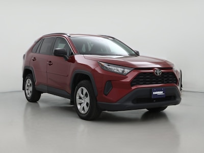 Red 2019 Toyota RAV4 LE