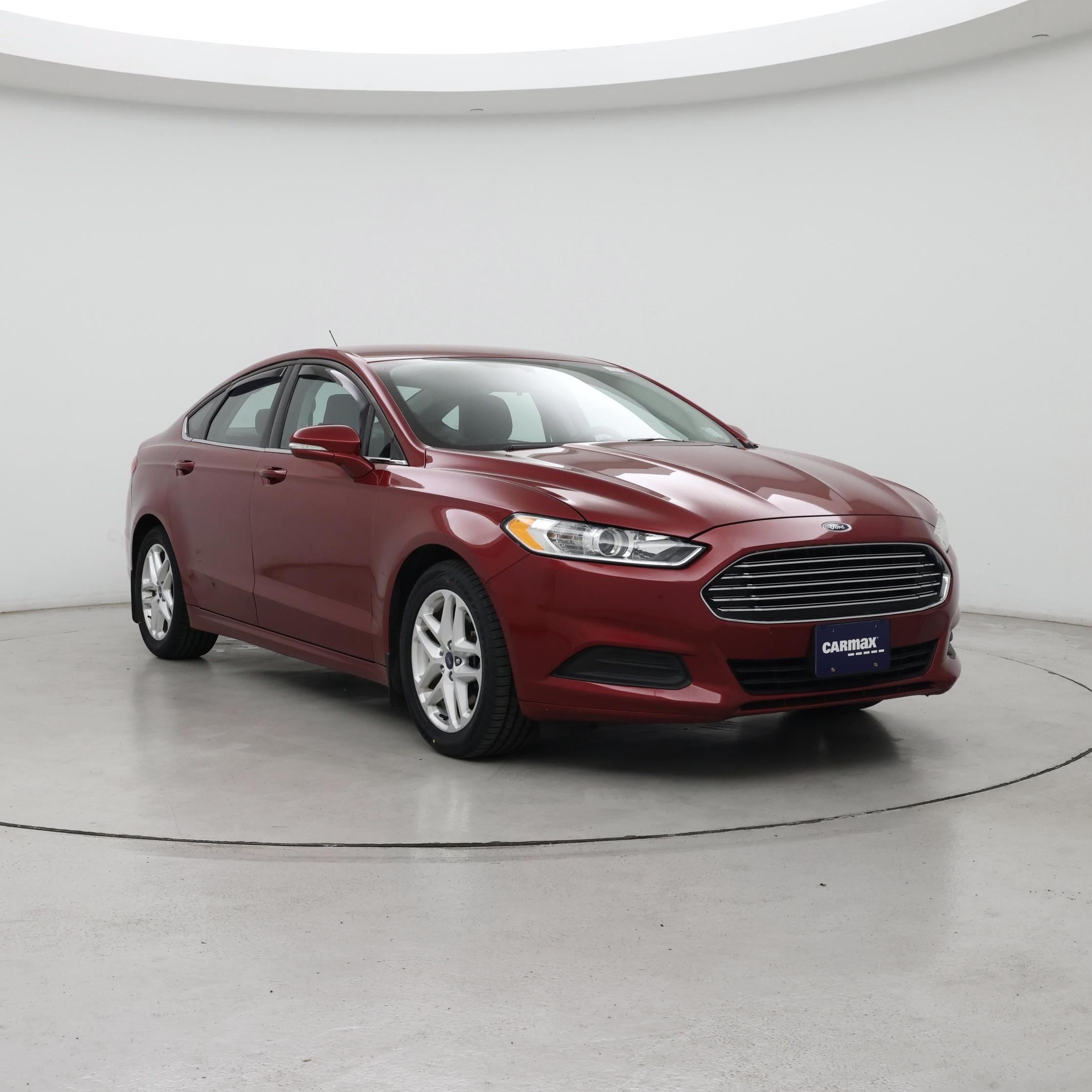 Red 2016 Ford Fusion Sedan Front-Wheel Drive Automatic