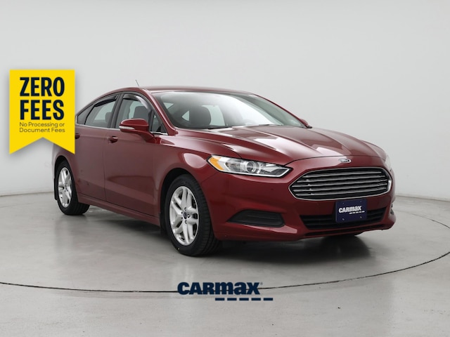 Red 2016 Ford Fusion Sedan Front-Wheel Drive Automatic