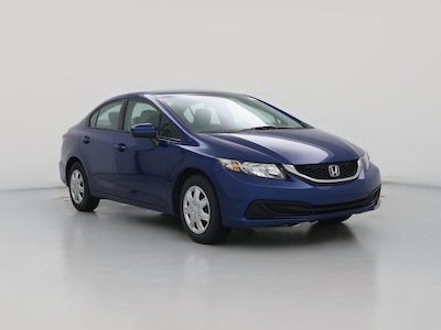 Blue 2015 Honda Civic LX