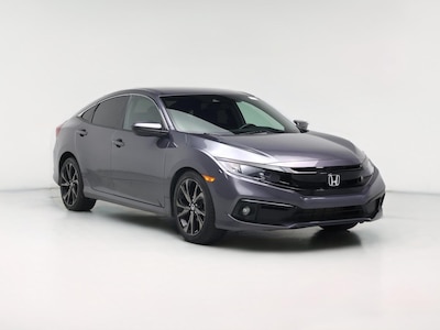 Gray 2021 Honda Civic Sport