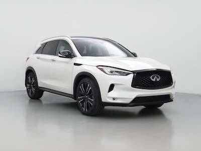 White 2021 Infiniti QX50 Luxe