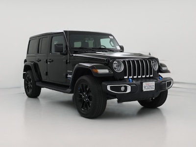 Black 2022 Jeep Wrangler 4XE PHEV Unlimited Sahara