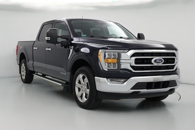 Blue 2022 Ford F150 XLT