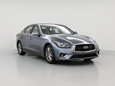 Blue 2018 Infiniti Q50 Luxe
