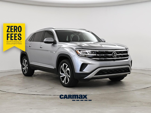 Silver 2021 Volkswagen Atlas Cross Sport SUV / Crossover All-Wheel Drive Automatic