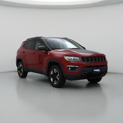 Red 2018 Jeep Compass Trailhawk