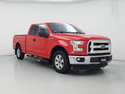 Red 2017 Ford F150 XLT