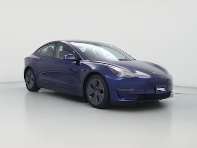 Blue 2021 Tesla Model 3 Standard Range Plus