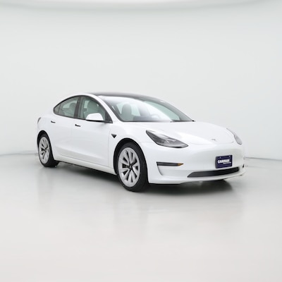 White 2021 Tesla Model 3 Long Range