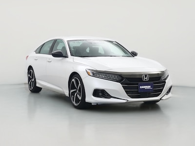 White 2021 Honda Accord Sport