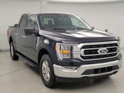 Blue 2022 Ford F150 XLT