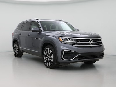 Gray 2022 Volkswagen Atlas SEL R-Line Black