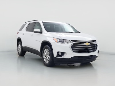 White 2021 Chevrolet Traverse LT Cloth