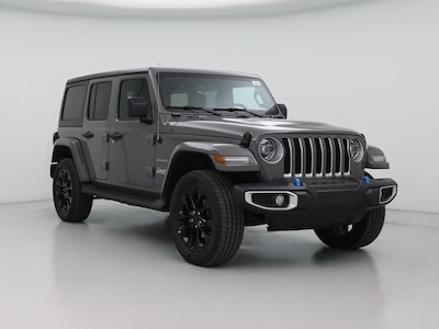 Gray 2022 Jeep Wrangler 4XE PHEV Unlimited Sahara