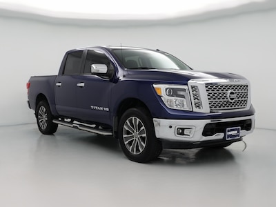 Blue 2019 Nissan Titan SL