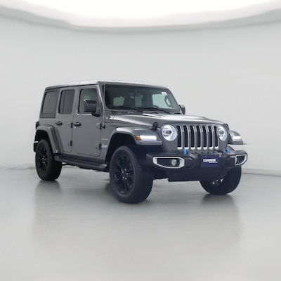 Gray 2022 Jeep Wrangler 4XE PHEV Unlimited Sahara