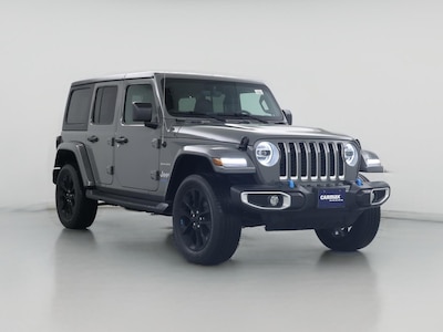 Gray 2022 Jeep Wrangler 4XE PHEV Unlimited Sahara