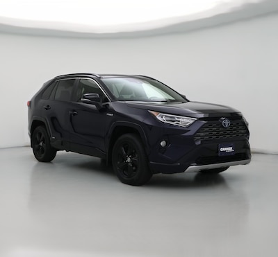 Blue 2020 Toyota RAV4 Hybrid XSE