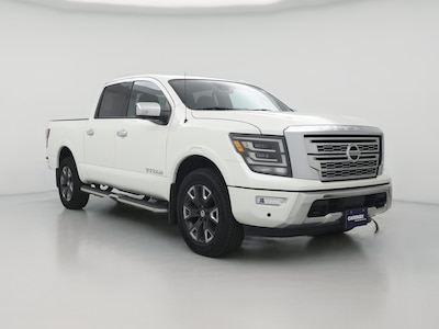 White 2021 Nissan Titan Platinum Reserve
