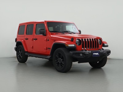 Red 2021 Jeep Wrangler Unlimited Sahara Altitude