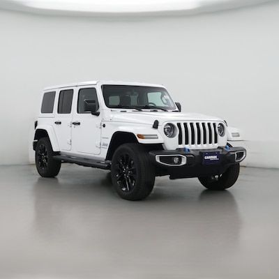 White 2023 Jeep Wrangler 4XE PHEV Unlimited Sahara