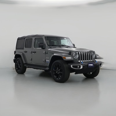 Gray 2022 Jeep Wrangler 4XE PHEV Unlimited Sahara