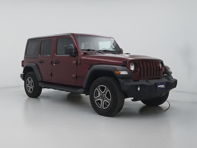 Red 2022 Jeep Wrangler Unlimited Sport S