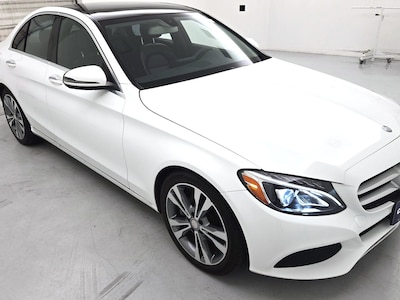 White 2016 Mercedes-Benz C300