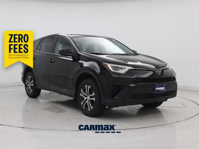 Black 2018 Toyota RAV4 LE SUV / Crossover Front-Wheel Drive Automatic