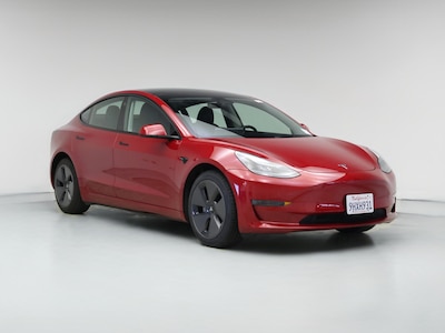 Red 2023 Tesla Model 3