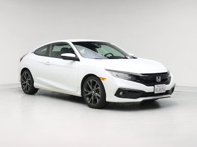 White 2020 Honda Civic Sport