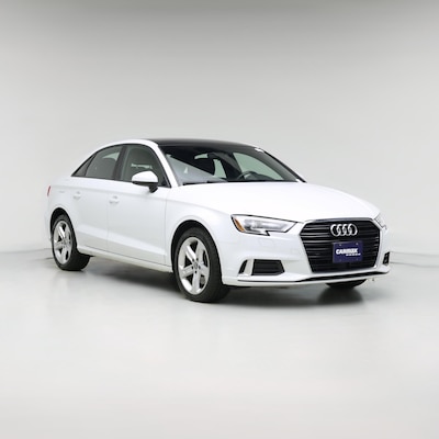 White 2018 Audi A3 Premium