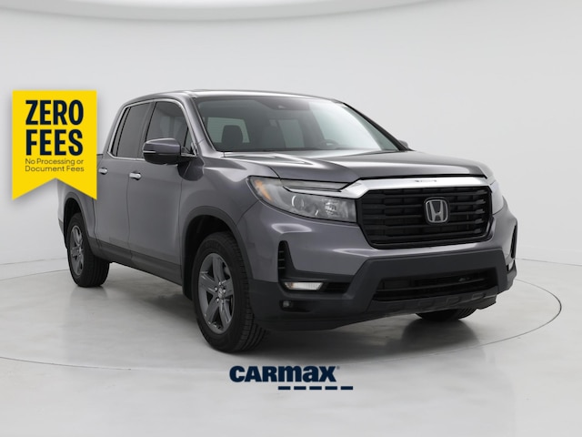 Gray 2022 Honda Ridgeline RTL-E AWD Pickup Truck All-Wheel Drive Automatic