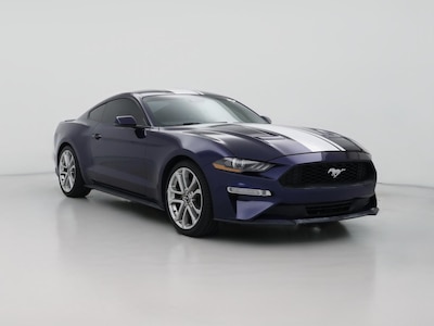 Blue 2020 Ford Mustang Ecoboost Premium