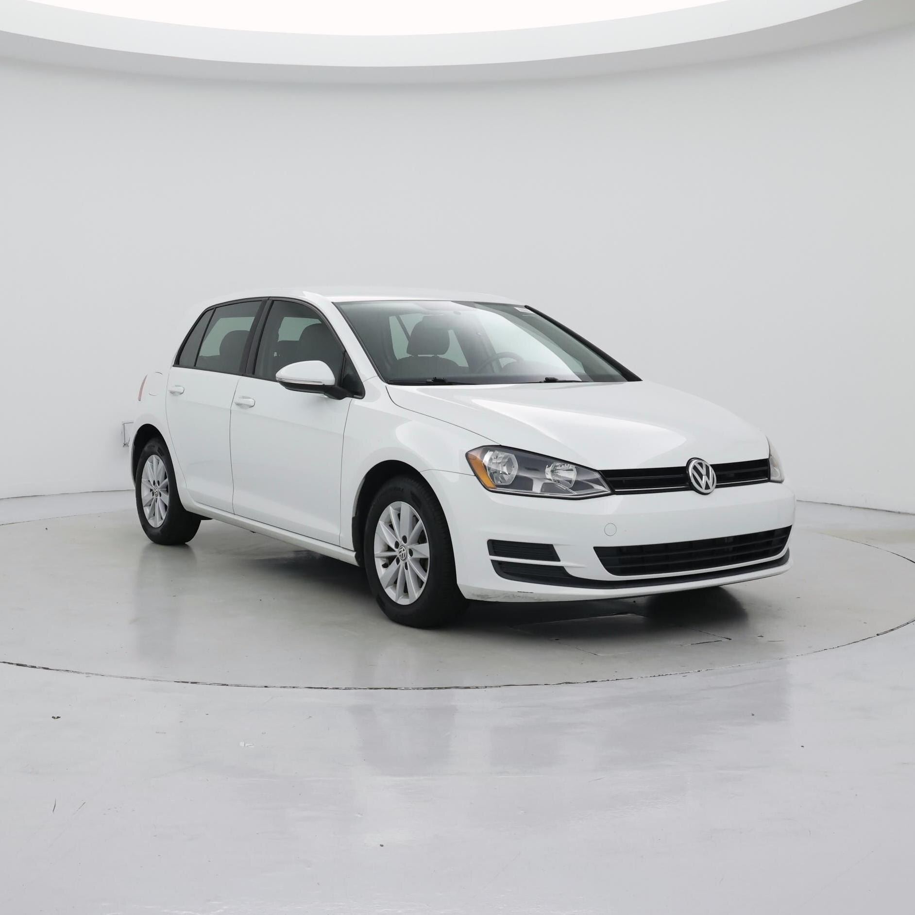 White 2017 Volkswagen Golf TSI S 4-Door FWD Hatchback Front-Wheel Drive Automatic