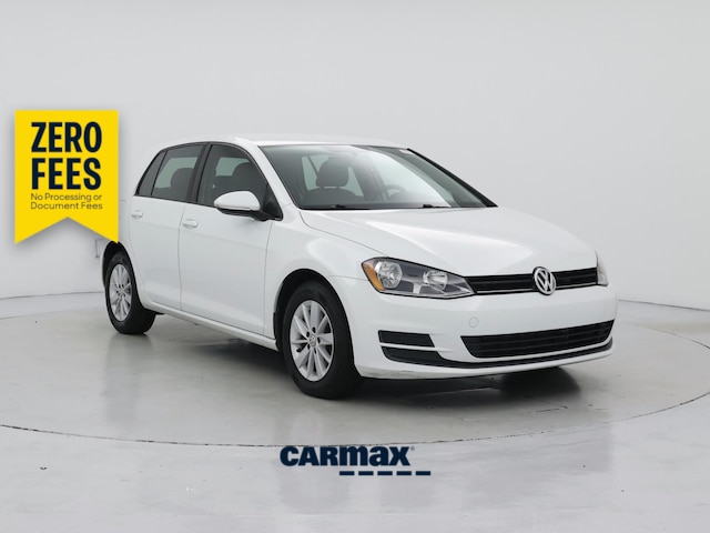 White 2017 Volkswagen Golf TSI S 4-Door FWD Hatchback Front-Wheel Drive Automatic